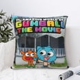 thumbnail image 4 of Amazing World of Gumball Throw Pillow Cover Decoration Pillow Case Cushion Home Decor for Home Sofa Couch 16"x16", 4 of 8