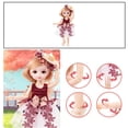 thumbnail image 3 of 3x 10 pulgadas Doll Play Doll con maquillaje juguete para el cabello Hugo muñeca de rótulas, 3 of 10