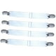 thumbnail image 1 of 4 Pieces Black Bed Sheet Holder Strap Clip Sheet Gripper Garter, 2-Heads Or 3-Heads, Black Macarena Clips de hoja, 1 of 8