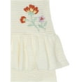 thumbnail image 3 of Modern Moments by Gerber Baby Girl Daisy Jacquard Romper with Embroidery, Sizes 0/3 -24 Months, 3 of 9