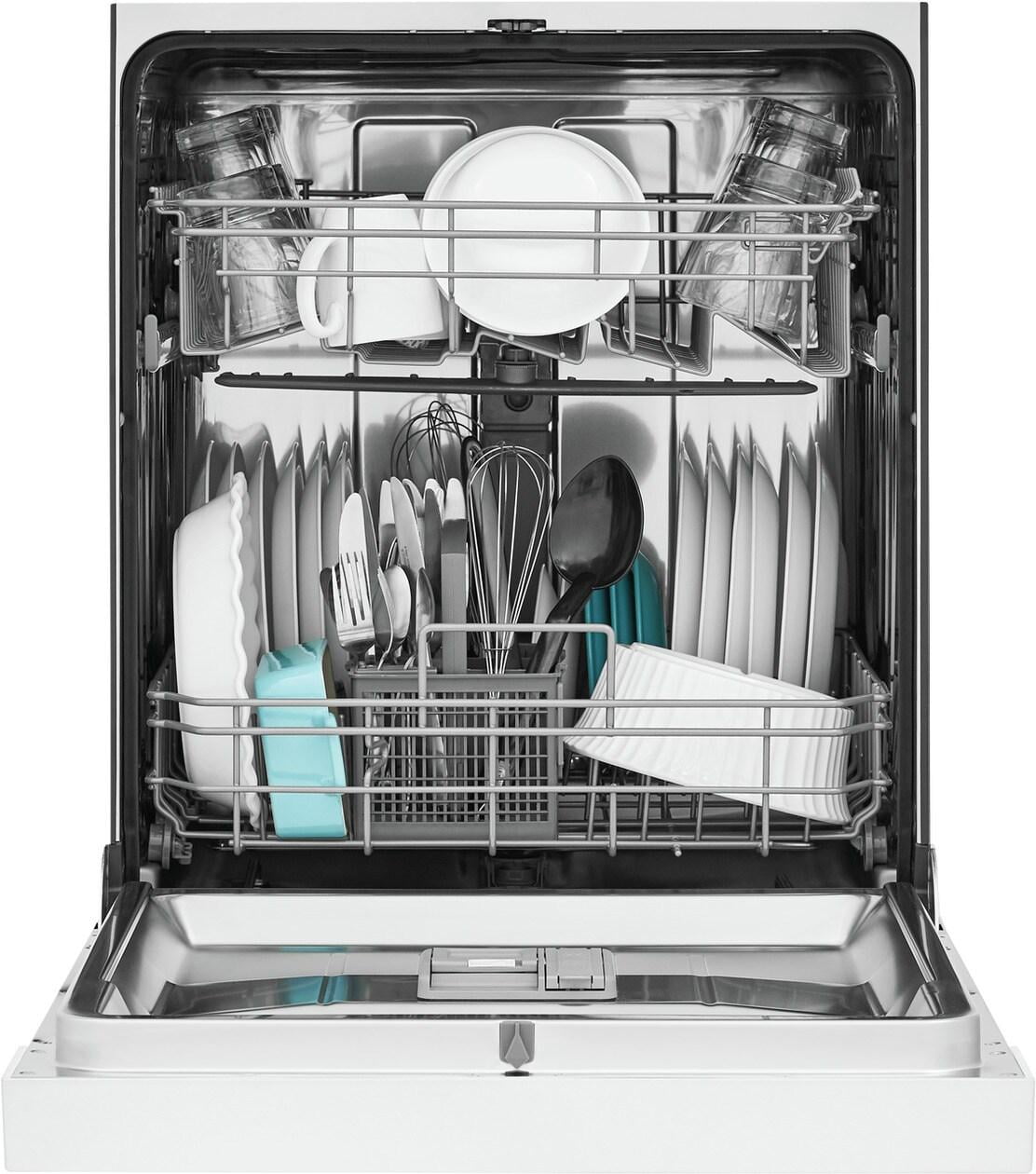 Frigidaire FFBD2420UW 52 dBA White Built-In Dishwasher