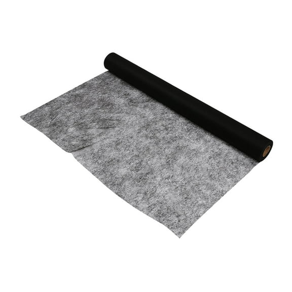 Double Sided Fusible Non-Woven Interfacing Adhesive Lightweight Interfacing Fabric for Making, 44 X 78.74 Inch - Black, 112x200cm