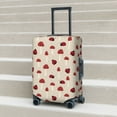 thumbnail image 6 of Susaid Ladybug With Mushroom Print Elastic Washable Suitcase Cover with Hidden Zipper, Fits 18-32 Inch Luggage for Protection During Travel-Large, 6 of 7