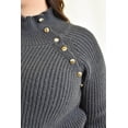 thumbnail image 4 of Suéter cuello alto Roman Fashion 4005 Tallas Extras Gris 36, 4 of 6