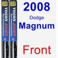 2008 Dodge Magnum Wiper Blade Set/Kit (Front) (2 Blades) Vision Saver