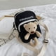 thumbnail image 1 of De lona Casual bolso mujer bolsas oso de peluche Cuco decoración Likrtyny chicas bolsas de mensajero de hombro mujer diario pequeñas bolsas bolsos de hombro, 1 of 6