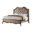 thumbnail image 3 of Benjara Sophisticated Contemporary Style Queen Size Bed- Brown, 3 of 11