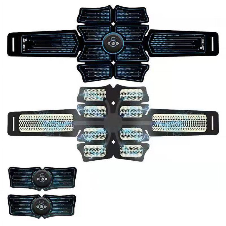エクササイズグッズ Abdominal Toning Belt (2 sets) Sinhoon 6 Modes Electric Abdominal Toning Belt Sticker for