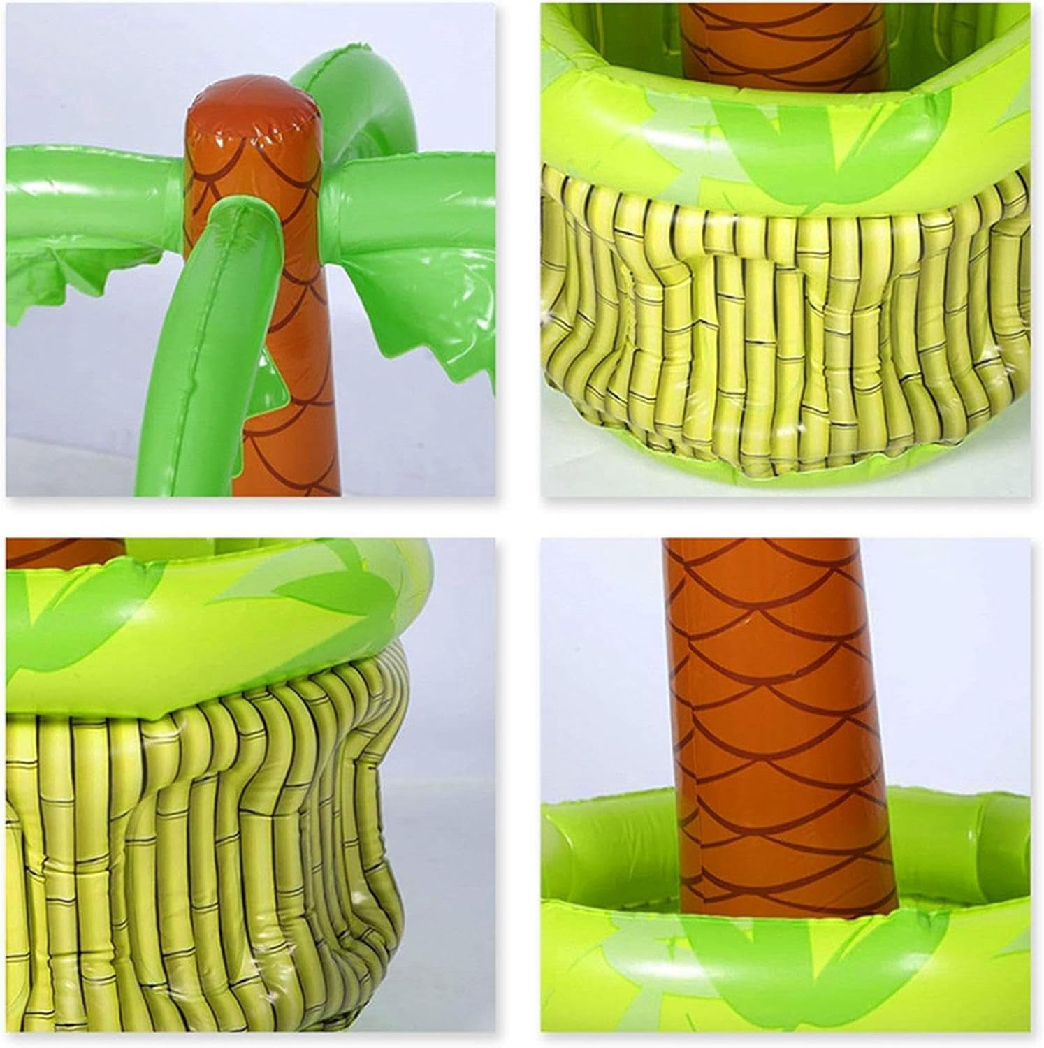 Inflatable Palm Tree Cooler Floating Drink Ice Bucket Tropical Party