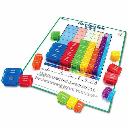 Learning Resources Place Value Rods Activity Set - Walmart.com