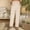 Beige, variant on TAGOLD Womens Summer Pants,Women's Fashion Casual Spring And Summer Solid Color Loose Full Length Pants
