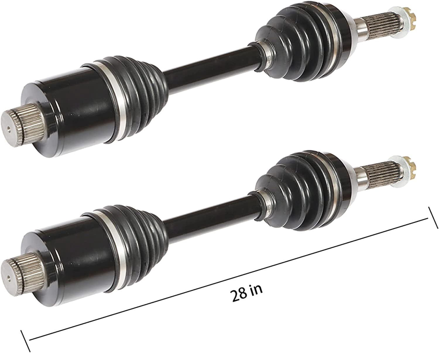 munirater 2 Pack High Strength Rear Drive Shaft CV Axle Replacement for Polaris Sportsman 400 500 600 700 800 2003 2004 2005 1380240