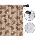 thumbnail image 4 of Blackout Kids Curtains,Football with Symbols Pattern Childrens Insulated Curtains Set Of 2,Bedroom Essentials,Toddler Room Decor 42"x54", 4 of 5