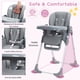 thumbnail image 2 of ChaoLink Silla alta para bebé, silla multifuncional para infantes con altura y reclinación ajustable, silla plegable para bebés y niños pequeños, 2 of 8