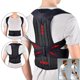 thumbnail image 2 of Adjustable Full Back Brace, Waist Trainer, Unisex Belt for Posture (Black XS), 2 of 5