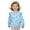 Blue Leopard, variant on Axolotl Star Cloud Print Baby Girl Oversized Sweatshirt Ruffle Long Sleeve Crewneck Pullover Sweater Tops Toddler Fall Clothes, Size 4-5 Years