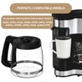 thumbnail image 2 of Jarra de Vidrio para Cafetera de 12 Tazas Compatible con Hamilton, 2 of 7