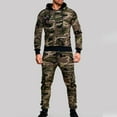 thumbnail image 2 of guisaled Mens Camo Tracksuit 2 Piece Sets Full Zip Hoodie Sweatsuit Sets Athletic Jogging Tracksuit Set Long Sleeve Outfit Pullover Set M-3XL, 2 of 7