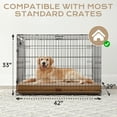 thumbnail image 2 of Ophanie Coffee Orthopedic Dog Bed for Large Dogs with Non-Slip Bottom, Waterproof and Machine Washable Removable Pet Bed Cover,Size(41"x28"x4"), 2 of 7