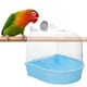 thumbnail image 5 of Caja de baño para pájaros de mascotas Caza de pájaros Bañera Bañera Jaula de pájaro Suministro de bañera, 5 of 5