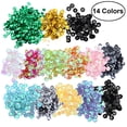 thumbnail image 2 of 14 Packs Glitter Shiny Colorful Sequins Spangles DIY Arts Crafts Paillette Decoration (Multicolor), 2 of 6