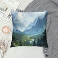 thumbnail image 2 of Orinice Fantasy Landscape Graphic Decorative Pillow Cover for Home 18x18in, 2 of 5