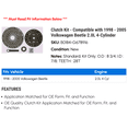 thumbnail image 2 of Clutch Kit - Compatible with 1998 - 2005 Volkswagen Beetle 2.0L 4-Cylinder 1999 2000 2001 2002 2003 2004, 2 of 2