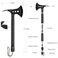 thumbnail image 2 of Camping Axe Survival Hatchet Multi-tool 17.7" Outdoor Adventure Tactica, 2 of 6