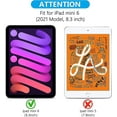 thumbnail image 2 of JFBUJC Lot de 3 Protecteurs d'Écran Compatibles avec Ipad Mini 6, 2 of 5