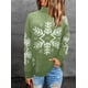 thumbnail image 4 of Suéter de punto navideño europeo y americano de otoño e invierno, abrigo para mujer, 4 of 5
