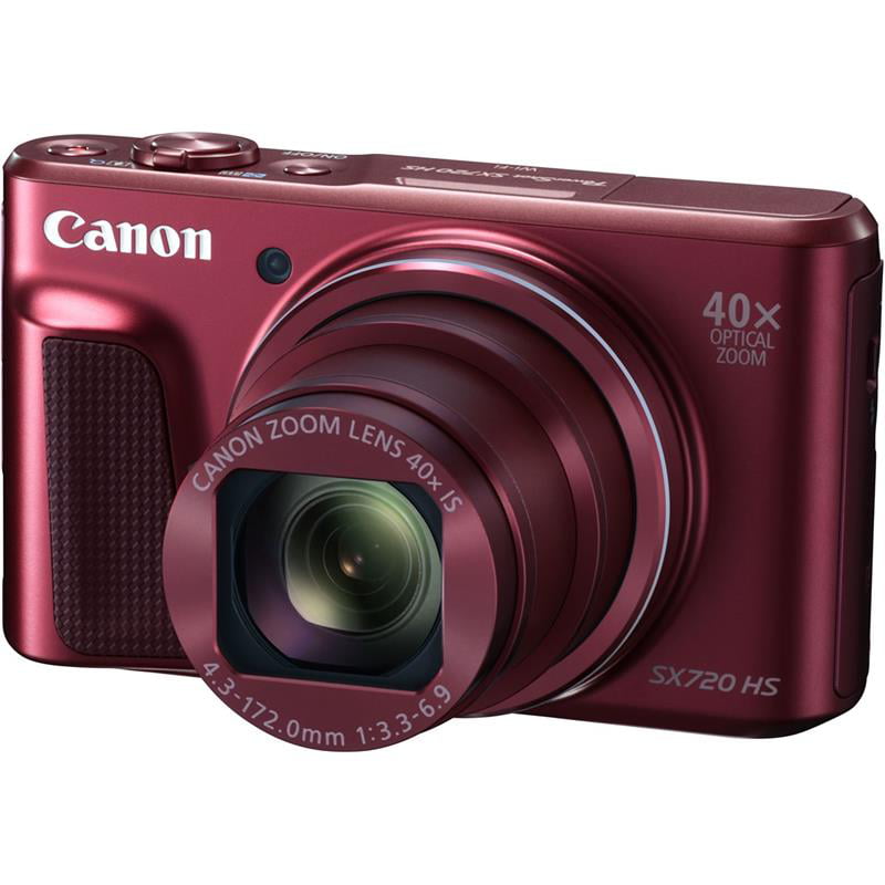 Canon PowerShot SX720 HS Digital Camera (Red) - Walmart.com