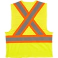 thumbnail image 2 of Traffic Safety Vest, High Visibility Lime-Yellow, Large, Polyester, CSA Z96 Class 2 - Level 2, 2 of 2