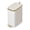 Matte white, variant on Foot Pedal Operated Trash Can Stainless Steel Soft Close Design Hold Open