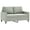 Light gray + Width 54.3", variant on vidaXL Sofa Chair Upholstered Accent Armchair Sofa Comfort Light Gray Velvet