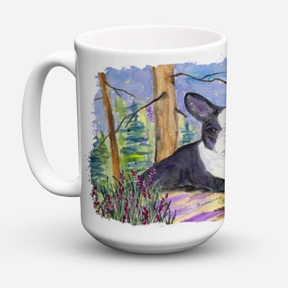 Carolines Treasures SS8638CM15 Boston Terrier Coffee Mug 15 oz 15 ounce multicolor