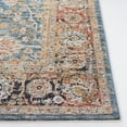 thumbnail image 3 of SAFAVIEH Silverado Ormonde Oriental Polyester Area Rug, Blue/Rust, 6'4" x 6'4" Square, 3 of 8