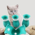 thumbnail image 1 of Dalazy 4 Pcs Protecteur de Griffe de Chat Anti-Peluches Anti-Rayures Ajustable Bleu, 1 of 9