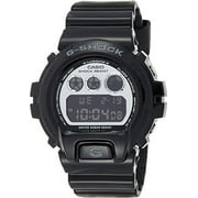 Casio G-Shock DW6900NB-1 Silver Mirror Dial Sports Watch (Jet Black)
