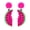 Hot Pink, variant on Ruanlalo Sweet Fruit Watermelon Strawberry Dangle Women Ear Hook Earrings Party Jewelry #Cucumber
