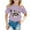0-Light Purple506, variant on Tiijoy Toddler Girls Summer Short Sleeve T Shirt Casual Animal Print T-Shirt, Sizes 3-13