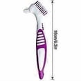 thumbnail image 2 of Brosse à Dents pour Dentier, 4 Pcs Brosse à Dents pour Dentier avec Poils Multi-Couches, Têtes de Brosse à Double Angle, pour Soin des Dentiers, 2 of 5