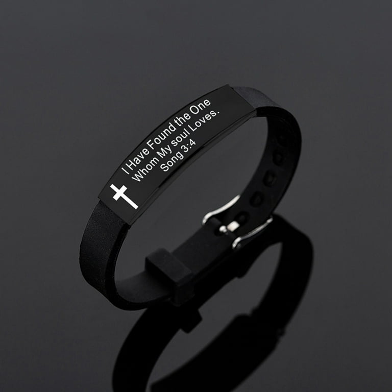 Religious bracelets deals for guys