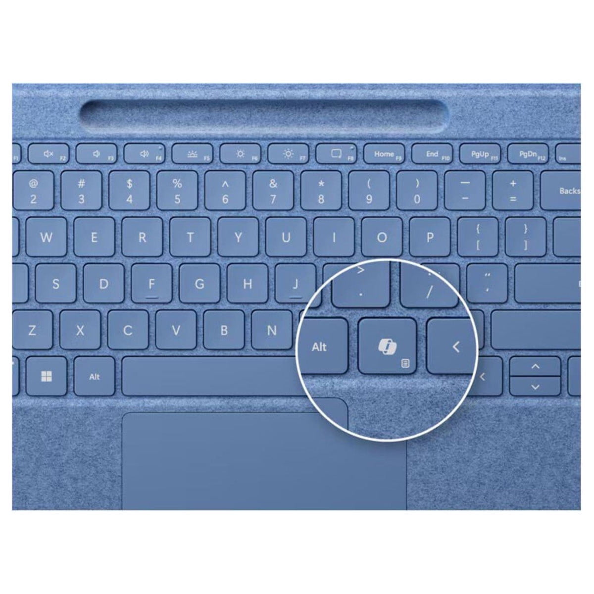 M C S Microsoft Surface Pro Flex Keyboard with Slim Pen, Bright