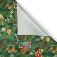 thumbnail image 6 of Ambesonne Christmas Valance & Curtain, Xmas Accessories Pine, 55"x45", Dark Green Brown and Red, 6 of 7