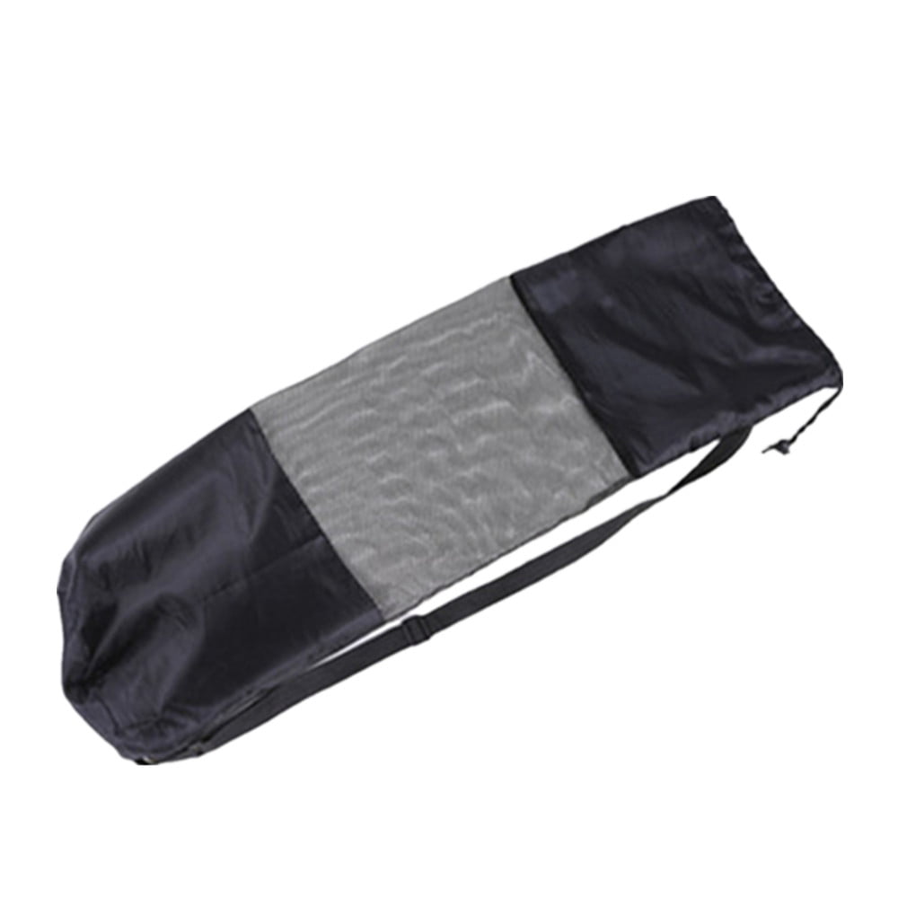 Portable Nylon Mesh Yoga Mat Bag Carrier Holder Shoulder Sling Tote Strap Cover 