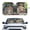 Bearded Lizard Driving Print, variant on XYZCANDO Car Sun Shade with Desert Cheetah Pattern, Heat Reflector Foldable Cover for Windshield, Blocks Sun Heat for Daily Road Trips