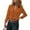 Orange, variant on Cropped Blazers for Women 2025 Long Sleeve Notch Lapel Collar Button Business Casual Work Office Jacket