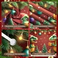 thumbnail image 4 of Festive Dinosaur Christmas Decoration Holiday Banner for Kids Party Indoor Celebration Seasonal Decor, 4 of 9