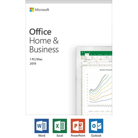Microsoft Office Home and Business 2019 | 1 device, Windows 10 PC/Mac Key (Best Virus Scanner For Windows 10)