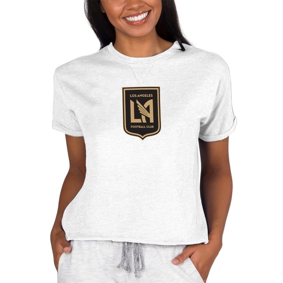 Women's Concepts Sport Oatmeal LAFC Mainstream Terry Top